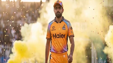 babar azam in peshawar zalmi jersey; fans roast