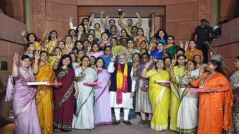 Central government moves to implement women's reservation law