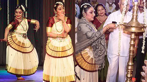 Dr neena prasad mohiniyattam performance