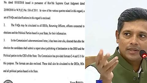 BJP seal on letter was a technical error; Election Commission admits mistake