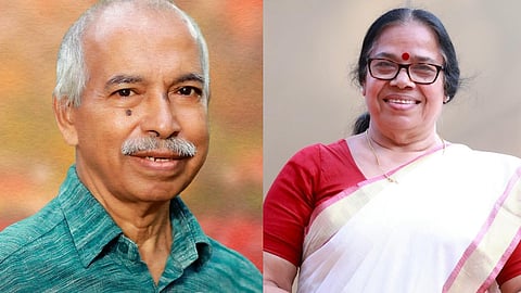 V Kunhikrishnan's wife against pk sreemathy