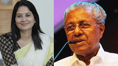 cm pinarayi vijayan reaction on remarks against u prathibha