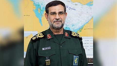 Alireza Tangsiri, the slain naval chief responsible for the closure of the Strait of Hormuz