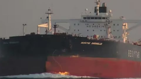 Attack on Turkish company's oil tanker in the Black Sea