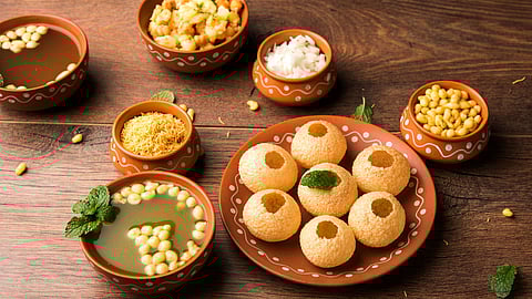 pani puri , gol gappa and droupadi link myth