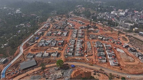 wayanad township construction bjp against state government