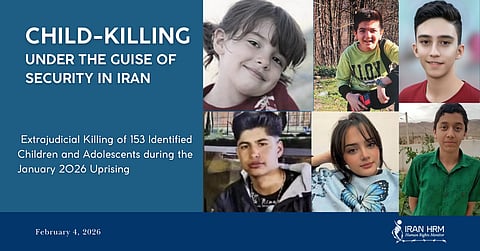 Center for Human Rights in Iran,IRGC killed more than 200 children participating protests2026!