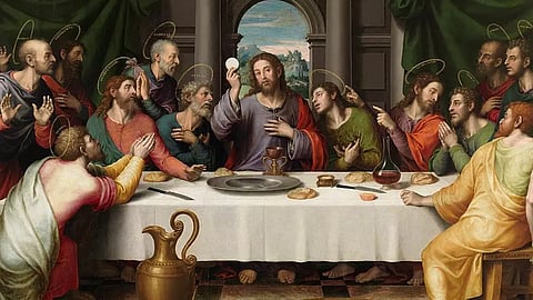 Maundy Thursday in memory of Christ's Last Supper