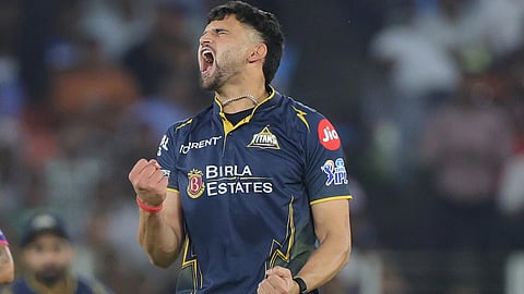 gujarat titans player ashok sharma clocked 154 kmph