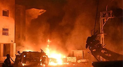 US rains down explosives on Tehran