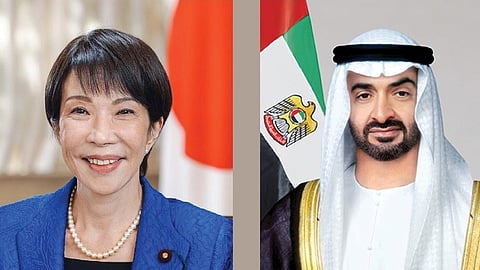 UAE President, Japanese Prime Minister hold talks