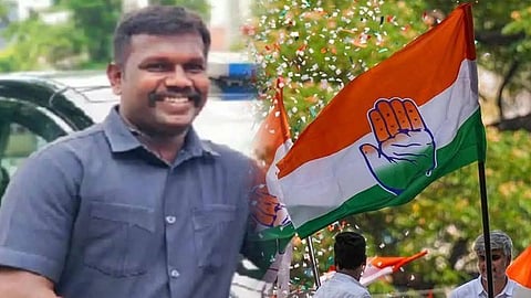 congress workers threaten cm security personal
