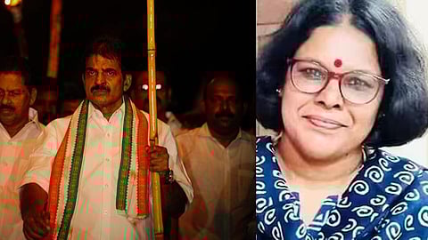 Sudha menon supports k c venugopal
