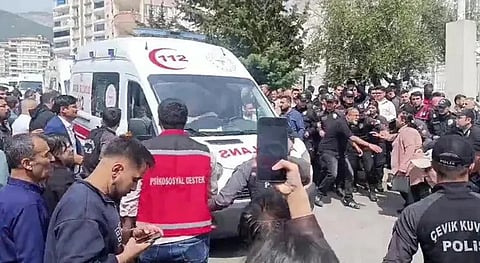 The student carried out the mass shooting at the school using a gun in his father's name.