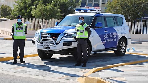 Abu Dhabi police on gatherings