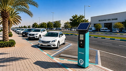 Abu Dhabi Mussafah paid parking