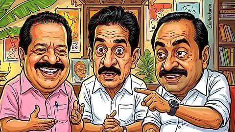 After Chennithala, Sudhakaran also joins; CM talks move to Delhi