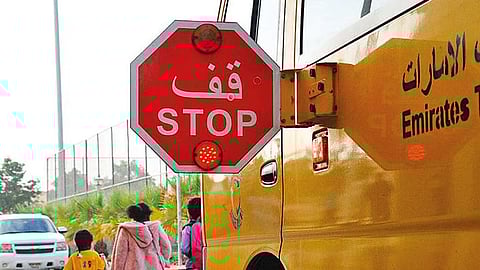 Abu Dhabi Police says 1000 dirham fine for ignoring 'stop' signal