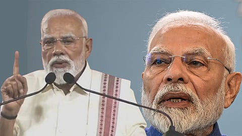 Modi Tamil Nadu dark makeup allegation