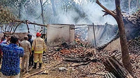 Thrissur blast relief kerala cabinet