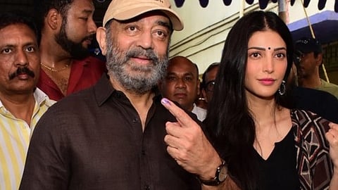 kamal haasan criticized for skipping queue for voting in tamil nadu assembly polls