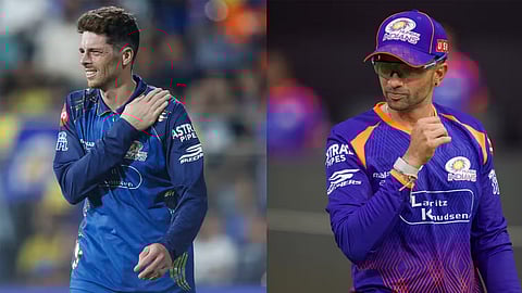 mitchell santner injured; mumbai indians replace him with keshav maharaj