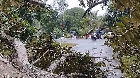 heavy rain destroys a home in idukki
