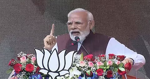 People chanting 'Modi tera kamal khilega': PM hitting out at 'kabar khudegi' remark