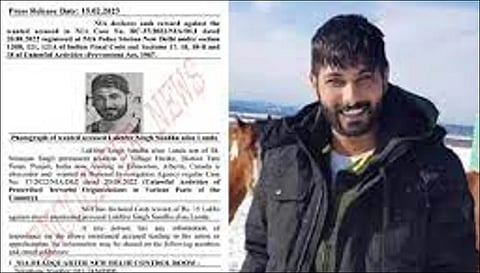 15 lakh reward for info on Punjab terrorist