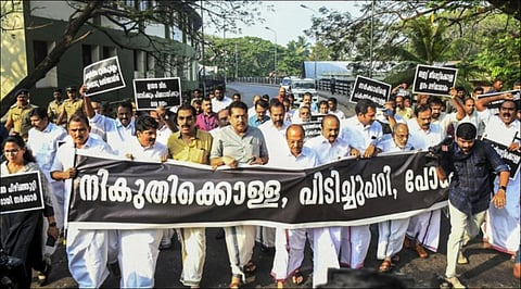 UDF launches day and night protest across Kerala