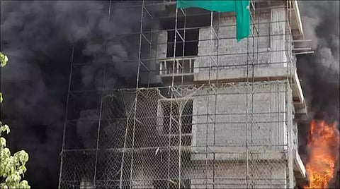 Massive fire doused at Kottayam Medical College