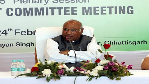 Congress president Mallikarjun Kharge