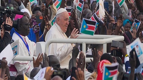 Pope makes final bid for peace, forgiveness in South Sudan