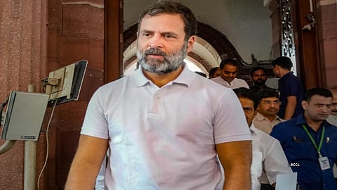 Rahul attends Lok Sabha day after guilty verdict in defamation case