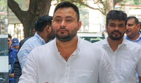 Tejashwi alleges sisters' jewellery was taken off and shown as recovery by ED