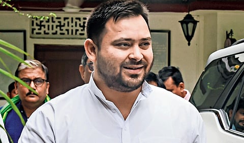 Tejashwi skips CBI's questioning for third time in land-for-jobs scam