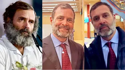 Rahul Gandhi sports new look on UK visit