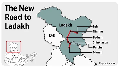 Shinku La Pass connecting HP's Lahaul valley to Zanskar in Ladakh reopens