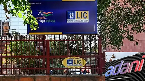 LIC recoups losses as Adani Group shares rise