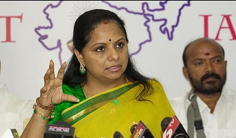 13 opposition parties support BRS MP Kavitha's demand for tabling of Women's Reservation Bill in Parliament