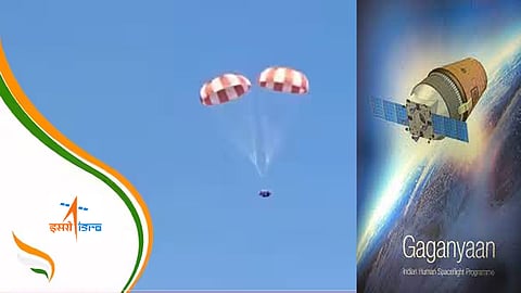 ISRO conducts parachute tests for Gaganyaan mission