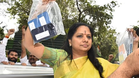 Delhi excise policy: BRS leader Kavitha quizzed by ED for 10 hrs on day 3, submits phones to agency