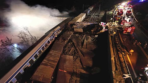 Fiery Greece train collision kills 32, injures at least 85