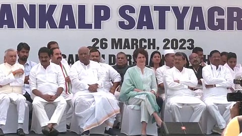 Delhi Police refuses permission to Cong for observing 'satyagraha' in solidarity with Rahul Gandhi at Rajgha