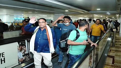 Home at last: First batch of Indians evacuated from Sudan lands in Delhi