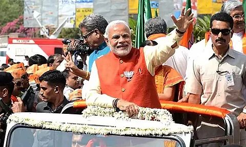 PM Modi to hold road show, 3 public meetings in poll-bound Karnataka on Saturday