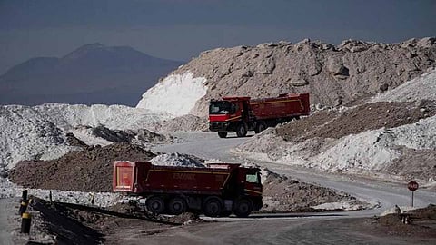 Lithium deposits in Chile