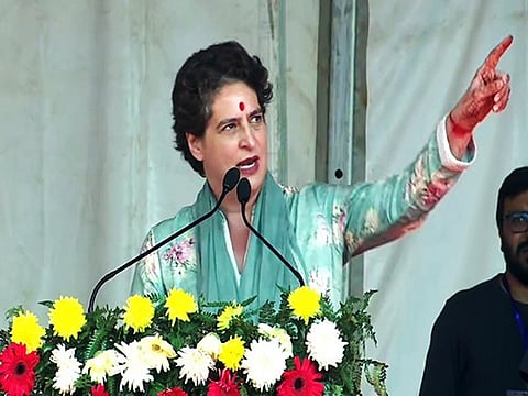 Priyanka Gandhi Vadra attacks BJP govt. on corruption in poll-bound Karnataka