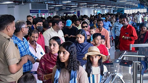 Kochi Water Metro ferries over 10,000 on Sunday with tourists making beeline for joyride