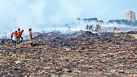 BJP demands CBI probe into Brahmapuram fire incident